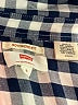 Levi's Checkered-gingham Blue Long Sleeve Button-Down Shirt Size S - photo 7
