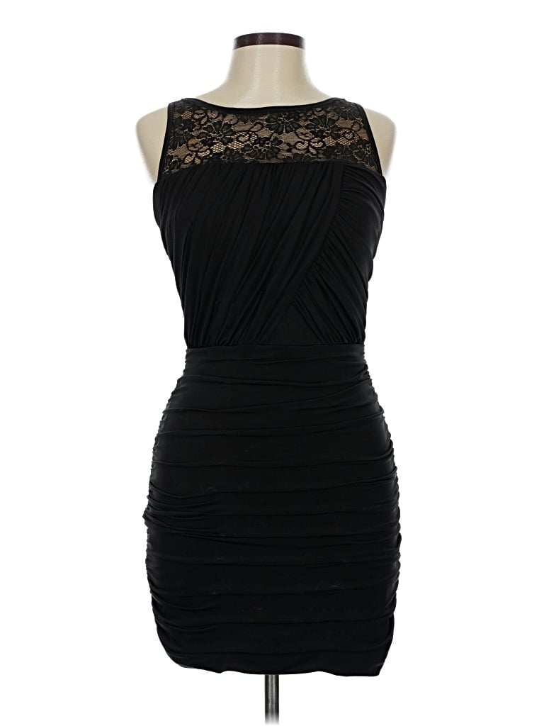 Pre-owned Jessica Mcclintock Cocktail Dress In Black