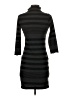 Socialite Stripes Black Casual Dress Size XS - photo 2