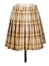 Haute Monde Plaid Brown Casual Skirt Size S - photo 1
