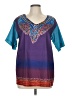 Unbranded Purple Short Sleeve Blouse Size M - photo 1