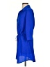 Aqua 100% Polyester Blue Casual Dress Size S - photo 5