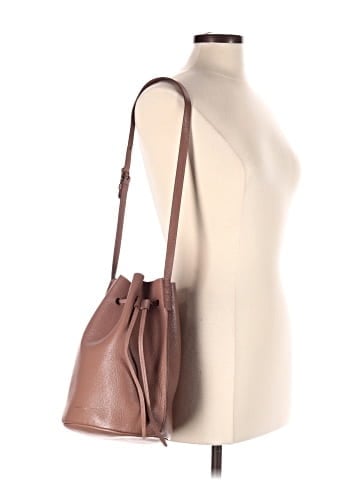 Mansur Gavriel Leather Bucket Bag (view 2)