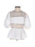 Self-Portrait White 3/4 Sleeve Blouse Size 2 - photo 1