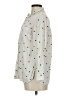 Old Navy 100% Rayon Polka Dots Ivory Long Sleeve Blouse Size M - photo 5