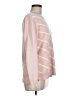Liz Claiborne 100% Cotton Chevron-herringbone Pink Pullover Sweater Size M - photo 4