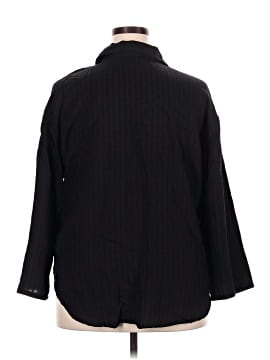 Chemise Professionnelle Fred David Femme - Taille L, Rayures, Col Boutonné, Manches Longues, Occasion Très Bon état