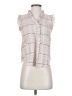 Ann Taylor Plaid Ivory Sleeveless Blouse Size XXS - photo 1