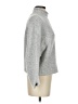 William Rast Metallic Silver Gray Turtleneck Sweater Size XS - photo 4