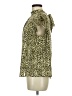 VOY 100% Polyester Animal Print Gold Sleeveless Blouse Size M - photo 5