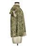VOY 100% Polyester Animal Print Gold Sleeveless Blouse Size M - photo 4