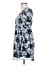 Lulus 100% Polyester Floral Blue Cocktail Dress Size XS - photo 5