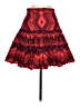 Alexis 100% Polyester Chevron-herringbone Red Casual Skirt Size S - photo 2