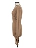 Starlow Solid Tan Casual Dress Size L - photo 5