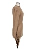 Starlow Solid Tan Casual Dress Size L - photo 4