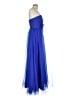Theia 100% Polyester Blue Cocktail Dress Size 8 - photo 4