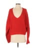 Belle Du Jour 100% Polyester Red Pullover Sweater Size M - photo 1