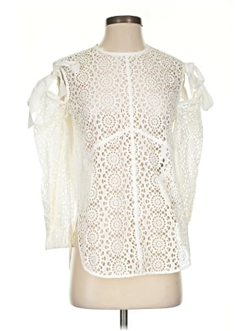 Sandro 3/4 Sleeve Blouse (view 1)