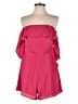 Shinestar 100% Polyester Solid Pink Romper Size M - photo 1