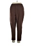 Agenda Solid Brown Casual Pants Size 1X - photo 2