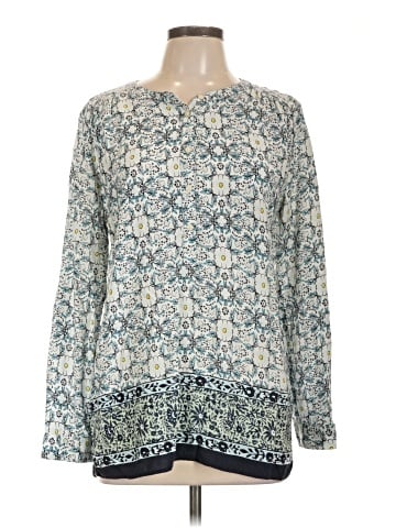 Ann Taylor LOFT Outlet Long Sleeve Blouse (view 1)