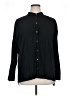 J.Jill Solid Black Long Sleeve Button-Down Shirt Size XL - photo 1