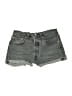 Levi's Gray Denim Shorts Size 26 waist - photo 1