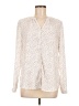 dalia Polka Dots Ivory Long Sleeve Blouse Size M - photo 1