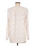 dalia Polka Dots Ivory Long Sleeve Blouse Size M - photo 2