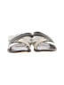 Sam Edelman 100% Leather Silver White Sandals Size 6 1/2 - photo 2