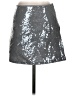 Cupshe Metallic Silver Casual Skirt Size S - photo 1