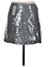 Cupshe Metallic Silver Casual Skirt Size S - photo 2