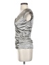 Nicole Miller Collection Silver Short Sleeve Blouse Size P (petite) - photo 5