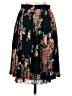 Assorted Brands Floral Black Casual Skirt Size XXS - photo 2