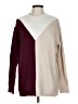 Staccato 100% Polyester Color Block Burgundy Pullover Sweater Size L - photo 1