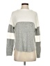 Alya Color Block Gray Pullover Sweater Size S - photo 1