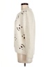 Chance or Fate 100% Polyester Hearts Ivory Pullover Sweater Size M - photo 5