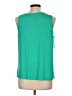Covington 100% Polyester Green Sleeveless Blouse Size L - photo 2