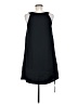 H&M 100% Polyester Solid Black Casual Dress Size 8 - photo 2