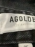 AGOLDE 100% Cotton Black Jeans Size 25 waist - photo 3