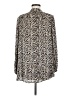 Amuse Society Animal Print Ivory Long Sleeve Blouse Size M - photo 2