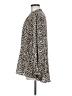 Amuse Society Animal Print Ivory Long Sleeve Blouse Size M - photo 5