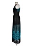 Unbranded Teal Black Cocktail Dress Size XXS (estimated) - photo 5