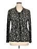 Charter Club Black Long Sleeve Blouse Size XL - photo 1