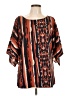 Maya Brooke 100% Polyester Orange Kimono Size 10 - photo 1