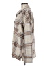 Pink Lily 100% Polyester Plaid Tan Coat Size M - photo 5