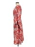 Halogen 100% Polyester Print Red Casual Dress Size M - photo 5