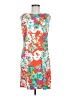 Alyx Limited Print Orange Cocktail Dress Size 8 - photo 1