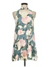 The Impeccable Pig 100% Polyester Floral Blue Casual Dress Size M - photo 1