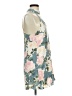 The Impeccable Pig 100% Polyester Floral Blue Casual Dress Size M - photo 4